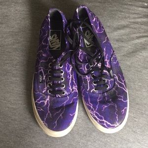 Purple lightening vans